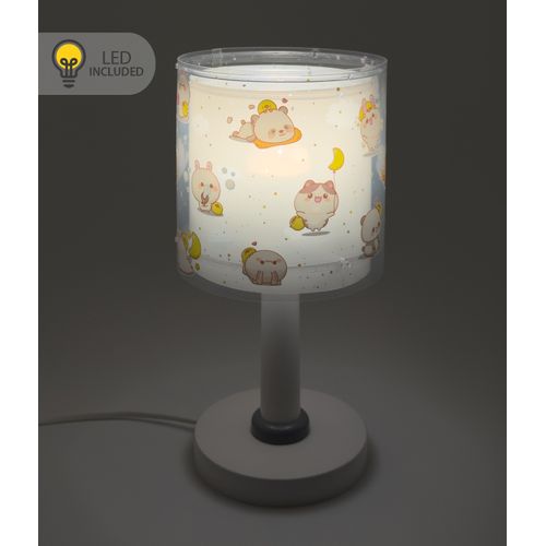 Lampe De Chevet Veilleuse LED Pour Enfants Kawaii Friends Animaux Gris