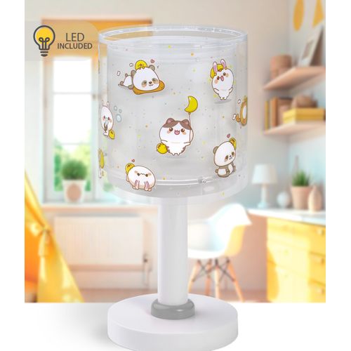 Lampe De Chevet Veilleuse LED Pour Enfants Kawaii Friends Animaux Gris