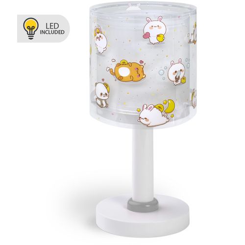 Lampe De Chevet Veilleuse LED Pour Enfants Kawaii Friends Animaux Gris
