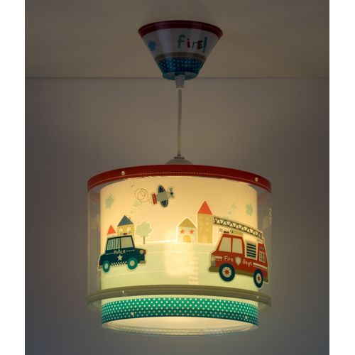 Lampe Suspension Enfant Police Et Pompiers