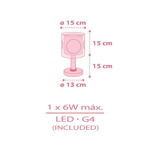Lampe De Chevet Veilleuse LED Pour Enfants Princess Dance Pincesses Dansent