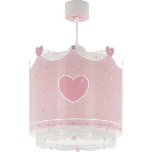Lustre Et Lampe Suspension Enfant Little Queen Couronne Et Coeurs