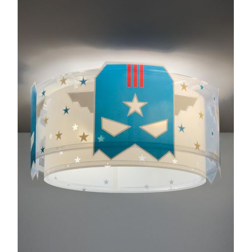 Plafonnier Pour Enfant Blue Hero Super-héros