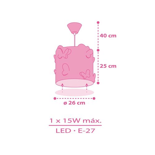 Lampe Suspension Butterfly Papillon