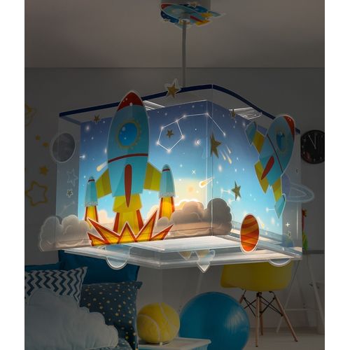 Lampe Suspension Enfant Rocket Fusée