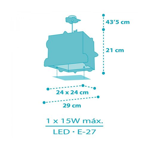 Lampe Suspension Enfant Rocket Fusée