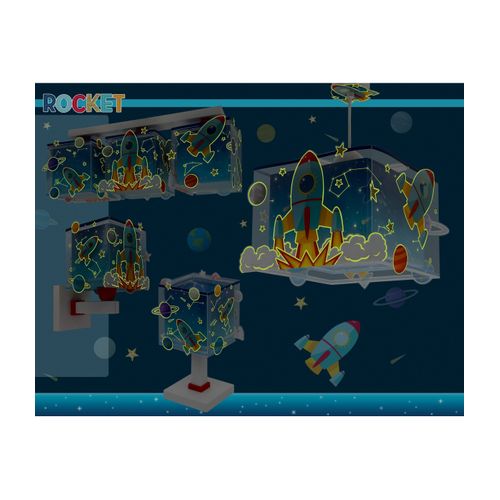 Lampe Suspension Enfant Rocket Fusée