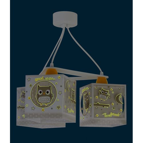 Suspension Pour Enfants à 3 Lampes Good Night Hibou