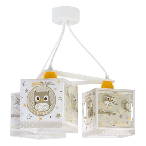 Suspension Pour Enfants à 3 Lampes Good Night Hibou