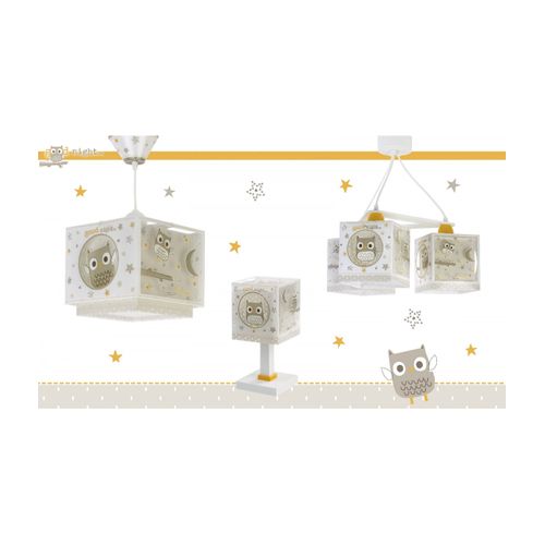 Suspension Pour Enfants à 3 Lampes Good Night Hibou