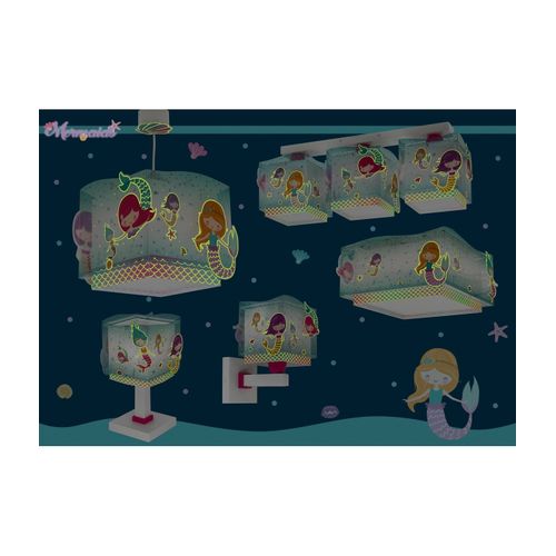 Lustre Et Lampe Suspension Enfant Mermaids Sirènes