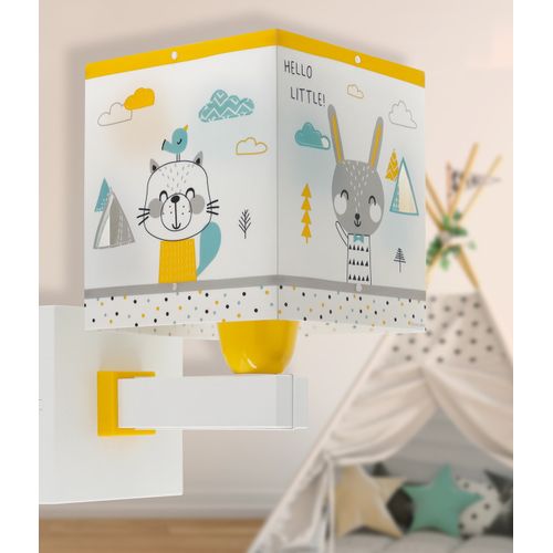 Applique Murale Pour Enfants Hello Little Animaux