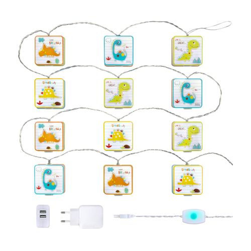 Guirlande Veilleuse Luminaire Intérieur Dinos - Dinosaures