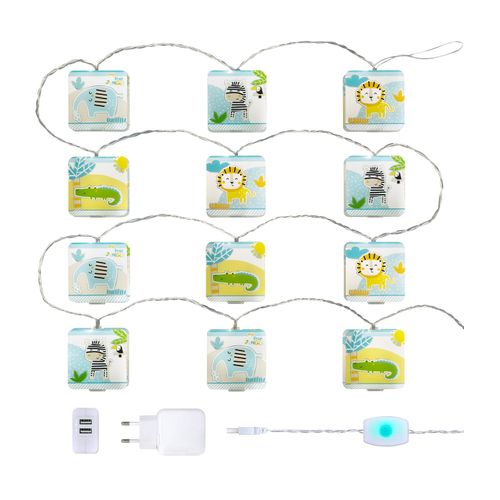Guirlande Veilleuse Luminaire Intérieur My Little Jungle - Animaux Jungle