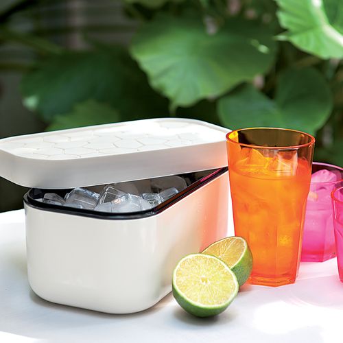 Bac à Glaçons Ice Box Blanc En Silicone