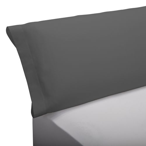Taie D'oreiller 75x40cm - Pikolin Home - 100% Coton - Gris