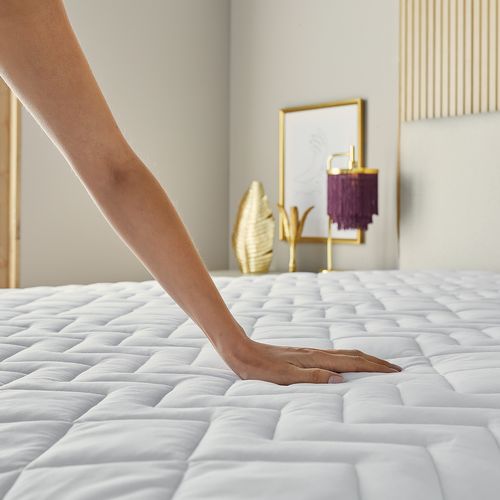 Protège-matelas 90x196cm- Pikolin Home- Jusqu'à 45cm- Respirant