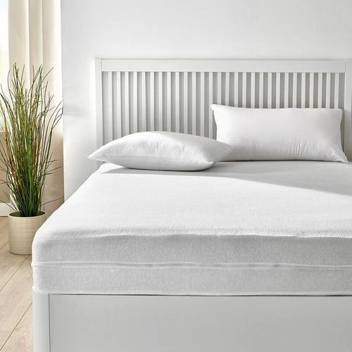Housse De Matelas 160x196cm - Pikolin Home - Fermeture Éclair En U - 6 Faces