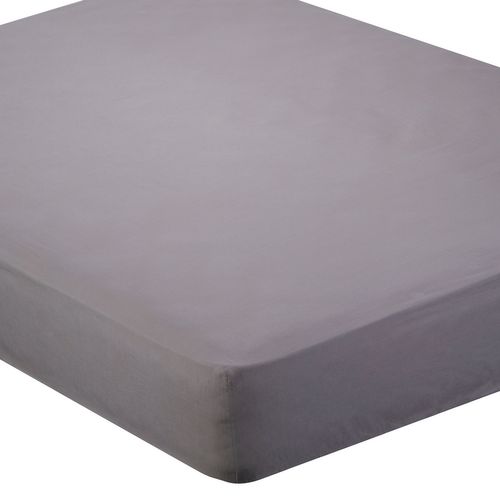 Parure De Lit 180x190cm- Pikolin Home- 100% Coton- 4 Pièces- Gris