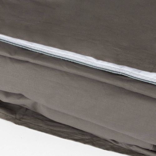 Housse De Couette Et Oreiller 180x190cm- Pikolin Home- Coton- Gris