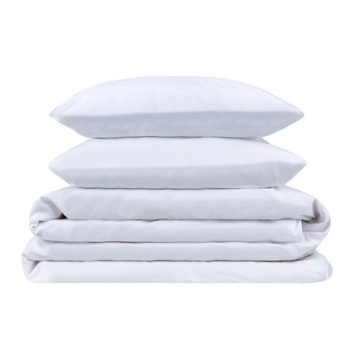 Parure De Lit Avec Housse De Couette 100% Coton Respirant 200 Fils Au Pouce - 135 X 190 Cm