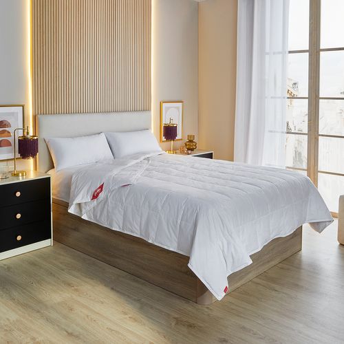 Couette Nordique Premium 180x220cm- 92% Duvet- 4 Saisons- Lit 100/105