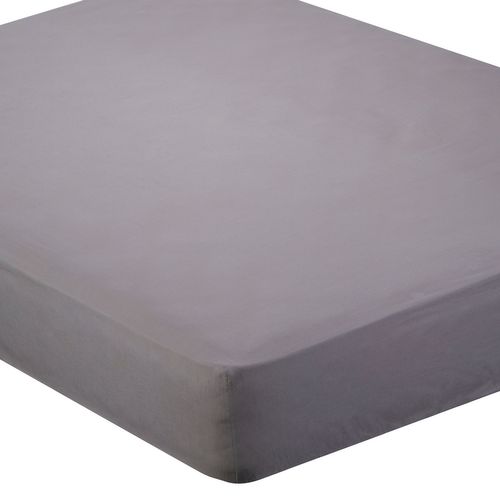Parure De Lit 105x190cm- Pikolin Home- 100% Coton- 4 Pièces- Gris