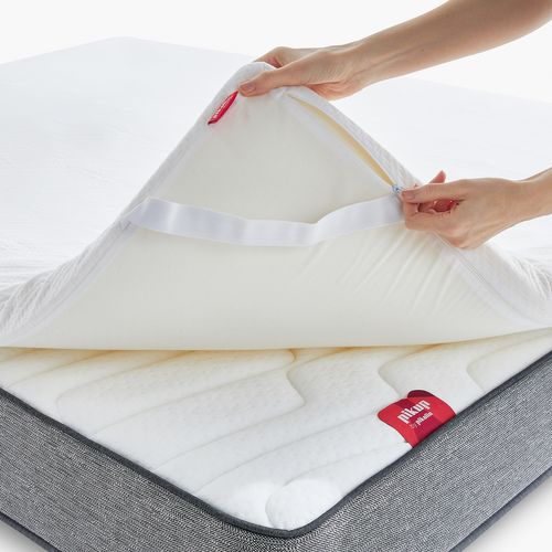 Surmatelas 90x200cm- Pikolin Home- Visco- 7cm- Respirant- Lavable