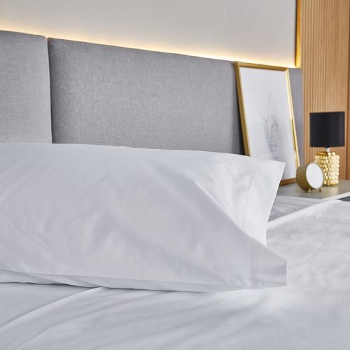 Parure De Draps 150x200cm - Pikolin Home - Coton - 300 Fils - Blanc