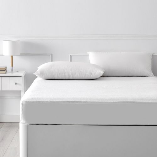 Protège-matelas 140x196cm- Pikolin Home- Coton Éponge- Hauteur 32cm