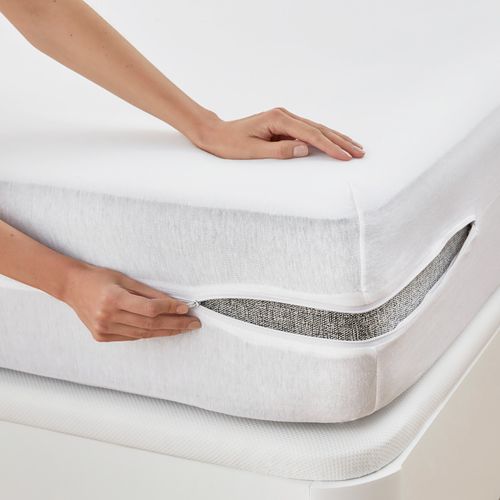 Protège-matelas 90x196cm- Pikolin Home- Jusqu'à 34cm- Imperméable