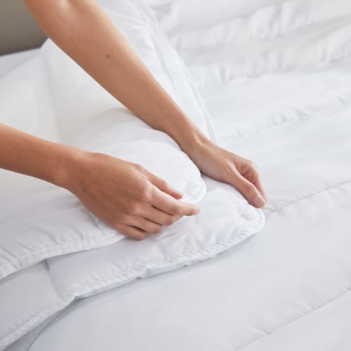 Couette Nordique 250x220cm-2 En 1-pkh Microfibre-4 Saisons-lit 150/160