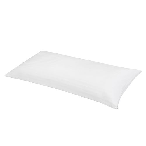 Taie D'oreiller 100% Coton Rayé, Extra Douce - Pack De 2 - 70 X 45 Cm
