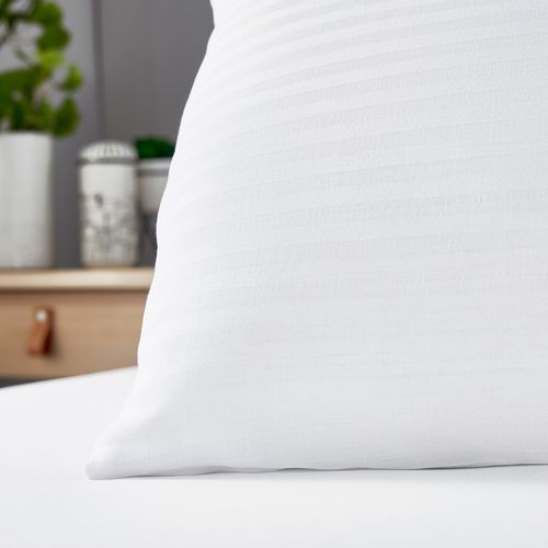 Taie D'oreiller 100% Coton Rayé, Extra Douce - Pack De 2 - 70 X 45 Cm
