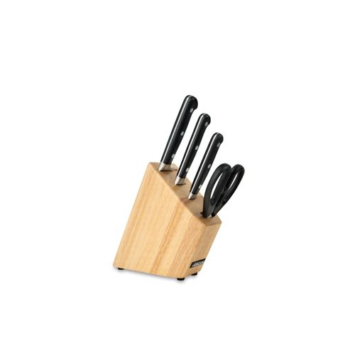 Bloc De 3 Couteaux + 1 Ciseaux En Acier Inoxydable - 228700