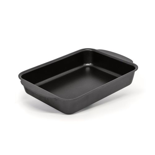 Plaque à Rôtir 35 X 25 Cm En Aluminium Moulé Avec Revêtement Anti-adhésif Ilag 3 Couches -