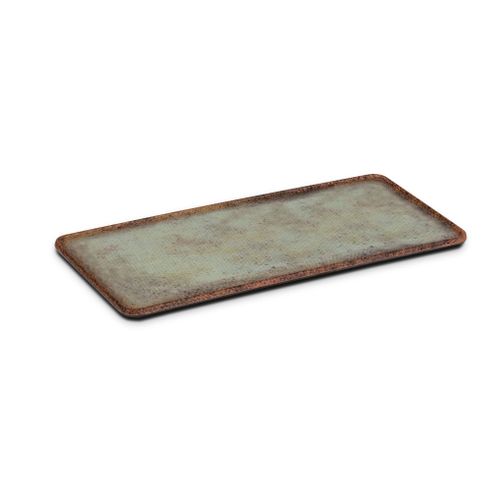 Plat Rectangulaire En Mélaminé Collection Linen 32 X 13,5 Cm -