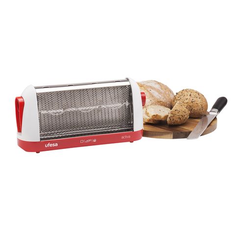 Grille Pain Tt7963 Activa Rouge, Blanc 700 W
