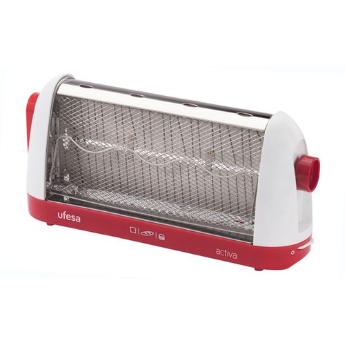 Grille Pain Tt7963 Activa Rouge, Blanc 700 W
