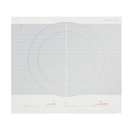 Plaque À Induction Encastrable Giga 600 Wh Blanc 4 Foyers