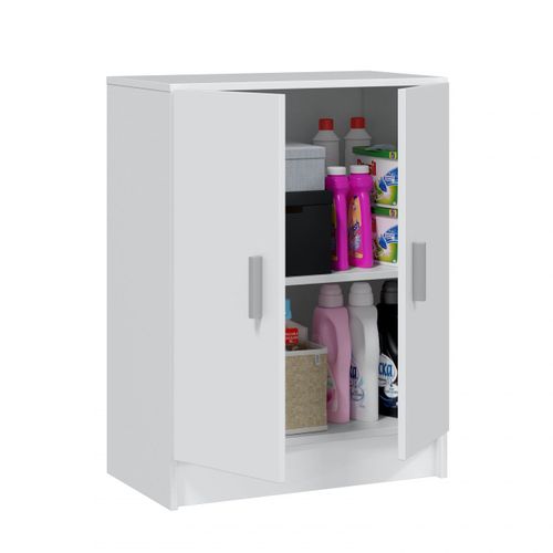 Armoire Basse Polyvalente - Blanc