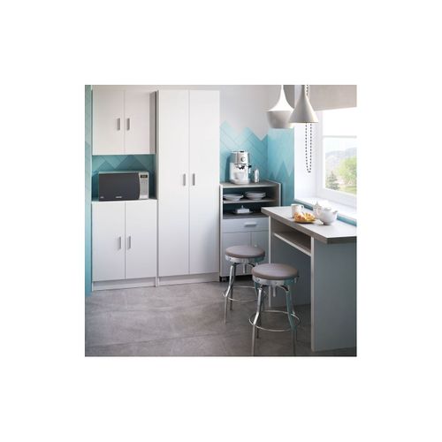 Armoire Basse Polyvalente - Blanc