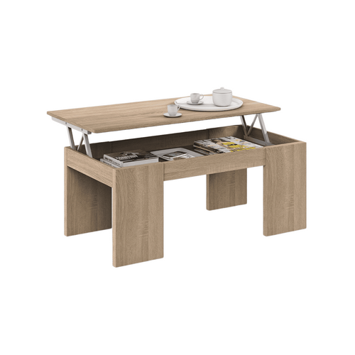 Table Basse à Plateau Relevable - L100 X H43 Cm