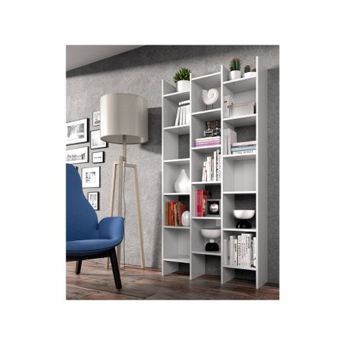 Etagère Kim 3 Échelles L96cm X H192cm - Blanc