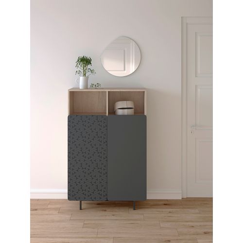 Miroir Rond Herdasa Lune Taupe Ø50