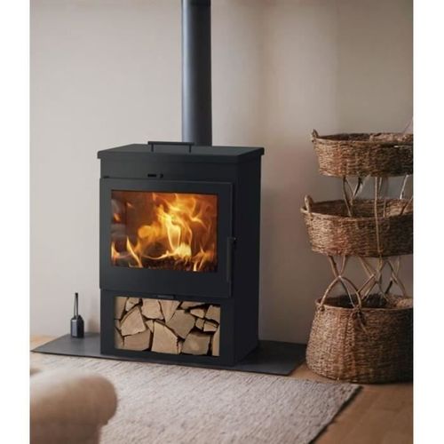 Poêle à Bois - Bacalan Ecodesign - 10,2 Kw - Bûches 50 Cm