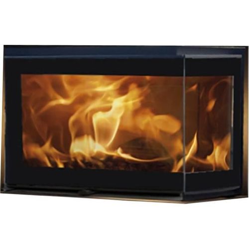 Foyer à Bois - Hogar Angle à Droite Ecodesign - 5,9 Kw - Bûches 50 Cm