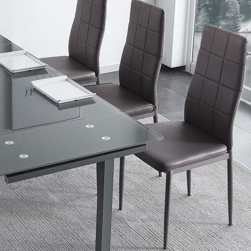 Pack 4 Chaises De Salle à Manger Laia