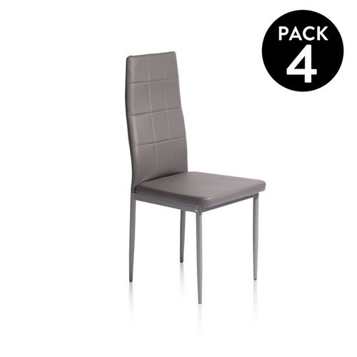 Pack 4 Chaises De Salle à Manger Laia