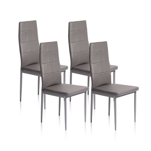 Pack 4 Chaises De Salle à Manger Laia